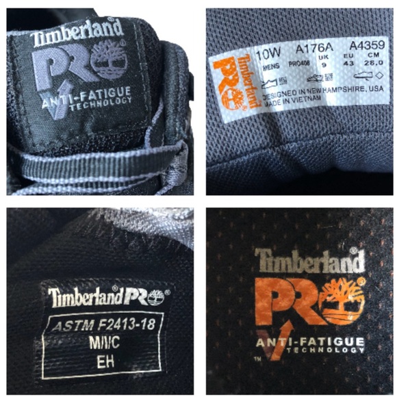MEN'S TIMBERLAND PRO® POWERTRAIN SPORT ALLOY TOE Work Shoe Sneaker - 10W - Picture 8 of 16